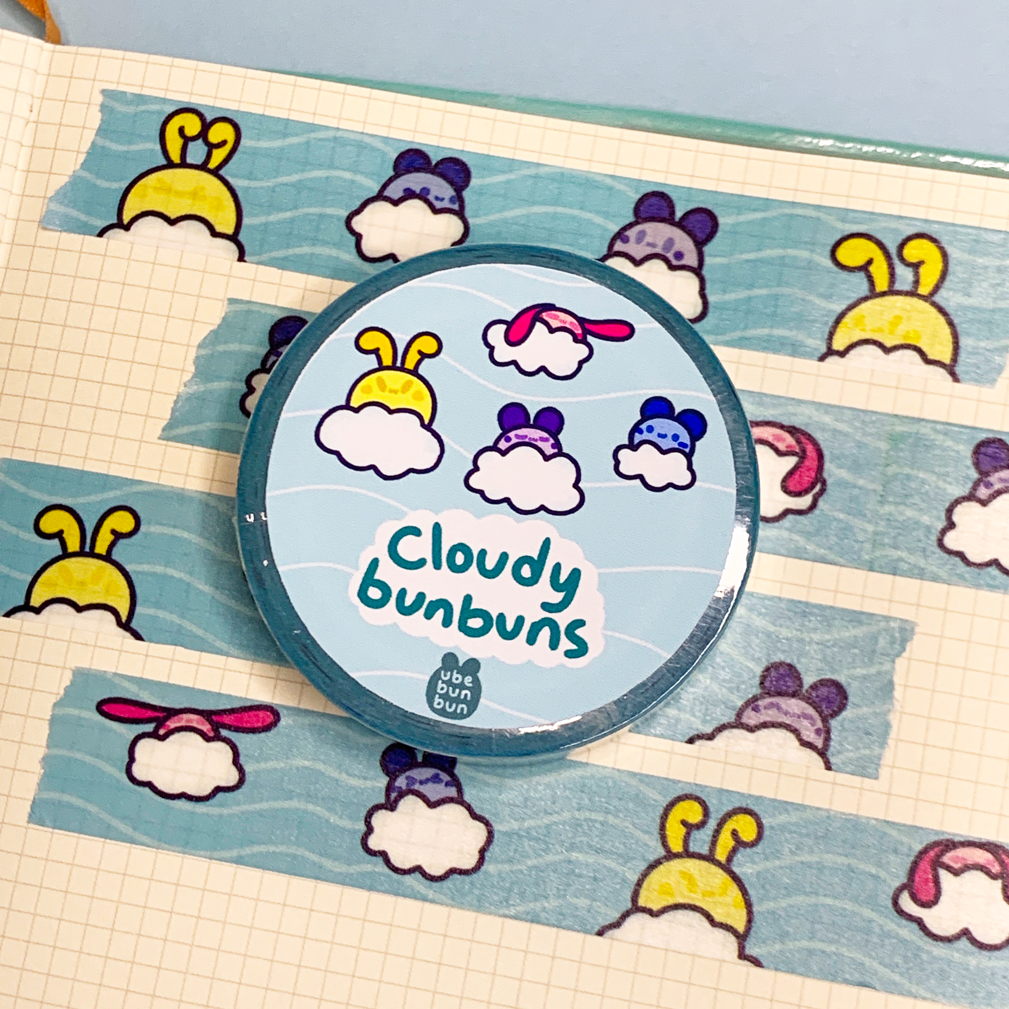 Cloudy Bunbuns Washi Tape